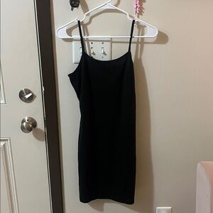 Black Spaghetti Strap Dress & Gray spaghetti strap dress